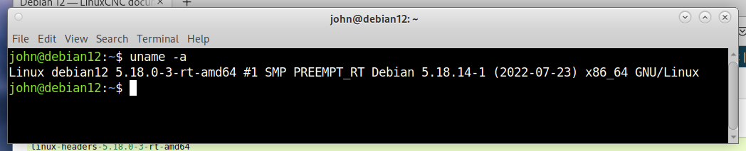 Debian 12 Uname