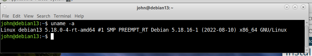 Debian 13 Uname